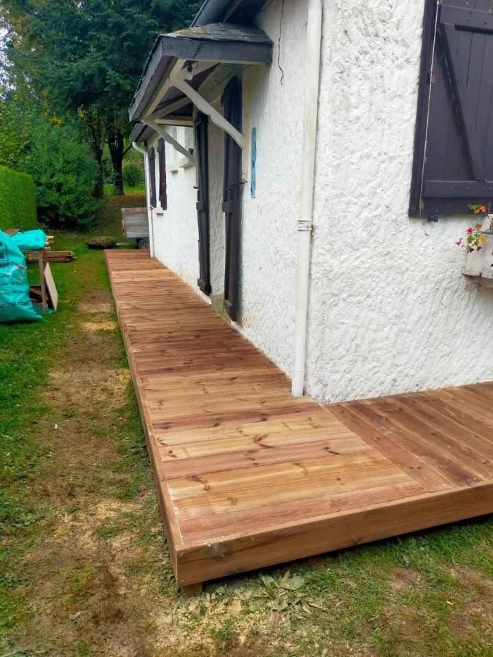 Terrasse en bois Les Aspres