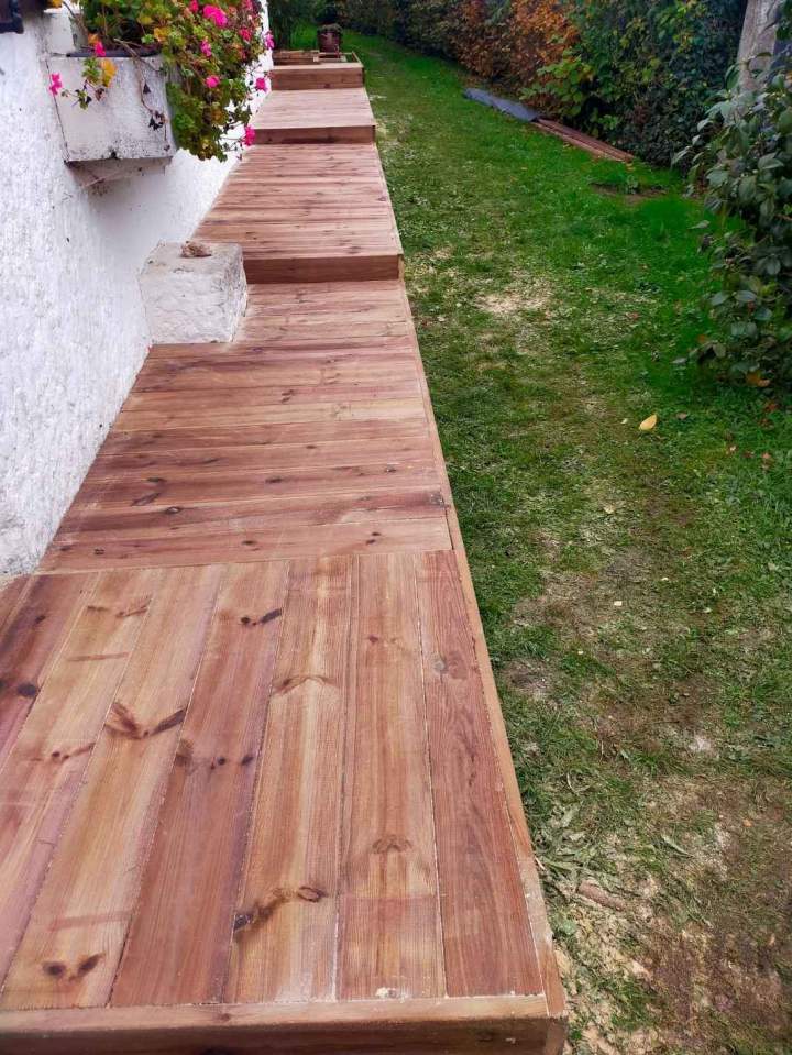Pose de terrasse Les Aspres